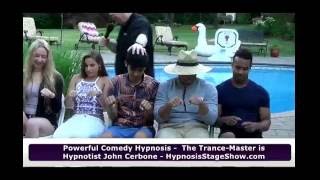 Hypnosis Show Highlights – Outdoor Family Party Event  World Famous Hypnotist John Cerbone [upl. by Alisia530]