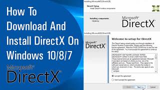 how to fix DirectX how to download Directx how to install Directx Directx all problem solution [upl. by Philipps]