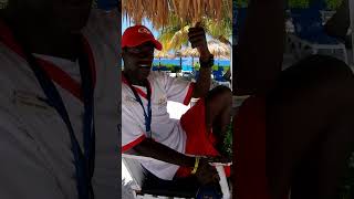 Lifeguard Welcome To Grand Palladium jamaica jamaicabeach food tourism travel love sun fun [upl. by Enitsrik]