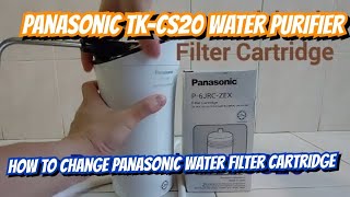 How to change panasonic water filter cartridge  how panasonic [upl. by Aara]