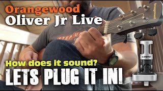 Orangewood Oliver Jr Live Demo  Shure MV88 mic [upl. by Afaw]