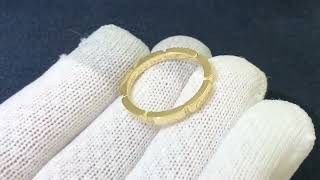 Maillon Panthère wedding band 18k yellow gold [upl. by Aloap890]