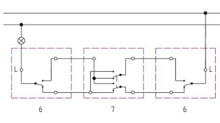 Podstawy elektryki Układ schodowykrzyżowy [upl. by Lontson]