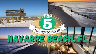 Navarre Beach FL  TOP 5 Things to do in Navarre Beach Florida [upl. by Anelad234]