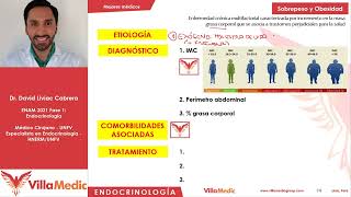 Obesidad y dislipidemias  Endocrinologia Villamedic [upl. by Dobbins]