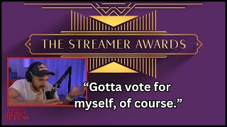 Tarik Votes For The Streamer Awards [upl. by Leiruh232]