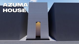 Casa Azuma  Tadao Ando 4K 60 fps [upl. by Sidnal]