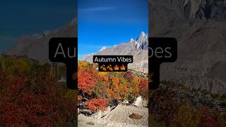 The Autumnal of Machulu valley fobak kashmir travel autumn skardu love explore shorts [upl. by Epoillac105]