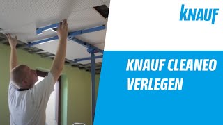 Cleaneo Akustik Decken verlegen und mit Uniflott verspachteln [upl. by Niamrahc274]