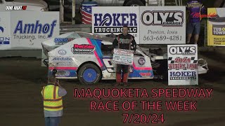 Maquoketa Speedway Race of the Week 72024 [upl. by Volnay]