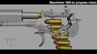 Mannlicher 1905 pistol in progress video [upl. by Neelsaj]