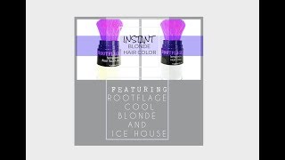 HIDE DARK ROOTS FAST amp ADD PLATINUM BLONDE HIGHLIGHTS IN SECONDS USING ROOTFLAGE TEMPORARY TOUCH UP [upl. by Foss162]