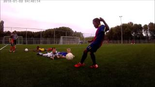 Voetbaltraining opwarming onder  middenbouw [upl. by Silvano806]