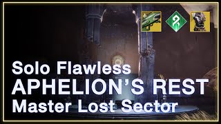 Master Aphelions Rest Lost Sector Under 2 minutes  Strand Hunter [upl. by Livvie]