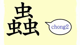 The Story of Chinese Character 蟲 [upl. by Andaira]