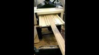 Making Crown Molding on Woodmaster [upl. by Enelrihs648]