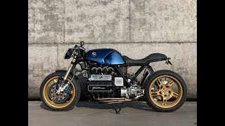 BMW K1100 Cafe Racer Full Build Timelapse  Wiring for Motogadget munit blue SVS [upl. by Layor]