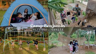 🏕 Camp Benjamin Alfonso Cavite Secured Camping Farm Experience Biking and more [upl. by Orling]