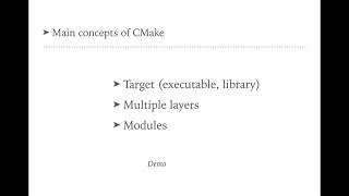 Learn CMake by real example tutorial 1 main concepts of CMake target modules [upl. by Acinorav]