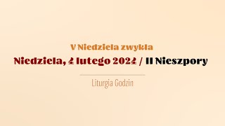 Nieszpory  4 lutego 2024  II Nieszpory [upl. by Giff138]