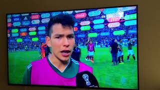 Mexico’s Hirving “Chucky” Lozano After 10 Win vs Germany “Bring it” World Cup Post match Interview [upl. by Cressy]