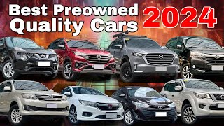 Best Preowned Quality Cars 2024  Segunda Manong Mga Kotse Philippines [upl. by Neelsaj426]