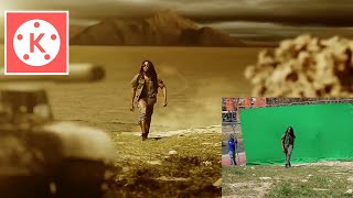 Green screen VFX Tutorial by KINEMASTER [upl. by Oni]