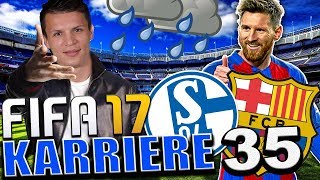 KONOPLYANKA UND DER BTCH MOVE 🔥🔥  SCHALKE VS BARCELONA   FIFA 17 Karrieremodus FC SCHALKE 04 35 [upl. by Anaihsat890]