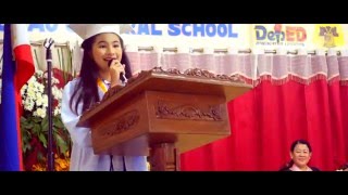 Amaras Valedictory Speech [upl. by Aneala]