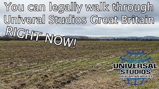 You can LEGALLY walk through Universal Studios Great Britain RIGHT NOW [upl. by Harriette408]