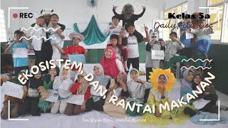 Kegiatan Pembelajaran Kelas 5a  IPAS  Ekosistem dan Rantai Makanan [upl. by Dlawso]