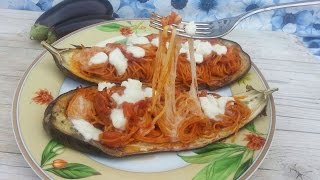 MELANZANE RIPIENE CON SPAGHETTI [upl. by Yahska604]