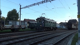 🇨🇭 Be 44 EBT102 in Sumiswald Grünen beim rangieren [upl. by Kanor814]