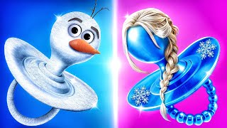 How to Become Elsa Frozen Extreme Makeover [upl. by Savell]