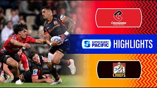 Super Rugby Pacific 2024  Crusaders v Chiefs  Round 6 Highlights [upl. by Hance]