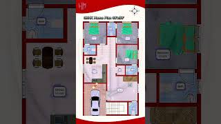 30x50 house plan  1500 square feet 3BHK Home Plan [upl. by Eatnad]