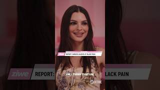 Emily Ratajkowski laughs at black pain ziwe emilyratajkowski comedy comedyshorts interview [upl. by Angelo773]