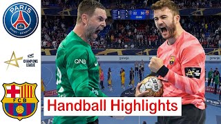 Paris SaintGermain HB Vs Barca handball Highlights Quarter finals EHF Champions League 2024 [upl. by Kila]