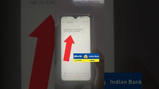 indian bank balance check  indian bank account balance check indianbank indianbanks shortvideo [upl. by Sille]