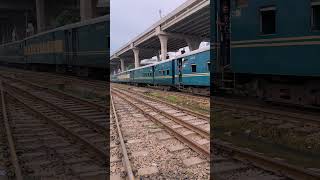 Commuter Train of Bangladesh Railway  Oldest Train Bangladesh bdtrain61 [upl. by Refinneg]