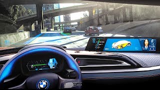 BMW Self Driving Car Demonstration BMW i8 Roadster 2018 BMW Autonomous Connected Car CARJAM TV HD [upl. by Rephotsirhc338]