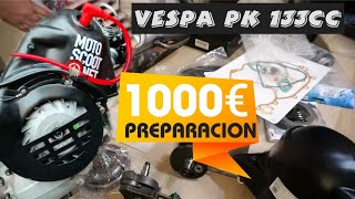 Me gasto 1000€ en piezas para preparar un motor de vespa PK y explico para que vale cada una [upl. by Frasquito662]