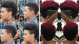 Cute Chic 2020 Short Hair Ideas For Black Women  Cute Tapered Natural Hairstyles For Ladies  Wendy [upl. by Aihsekin]