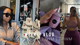 weeklyvlog  chit chat GRWM  Clarins Event  Homeware Shopping [upl. by Mirilla]