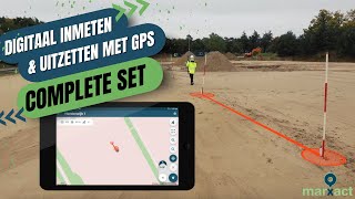 Digitaal inmeten en uitzetten met GPS Complete meetset [upl. by Cohby566]