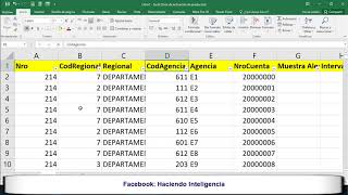 PAPELES DE TRABAJO PARA MUESTREO CON EXCEL [upl. by Nuawd54]