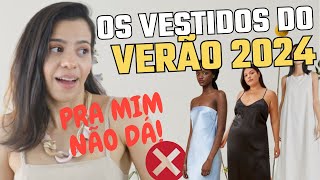 OS VESTIDOS DA MODA VERÃO 2024  Raisa Brito [upl. by Rosamond]