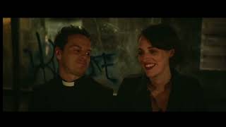 Fleabag  Fleabag and hot priest bus stop scene  final episode [upl. by Fausta418]