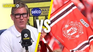 Angry Man United Fan CONFRONTS Simon Jordan Over Criticism To The Club  talkSPORT [upl. by Aicil]