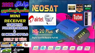 NEOSAT NS20 Plus unboxing  Builtin WiFi  New Model 2022 Mini Receiver [upl. by Airdnala250]